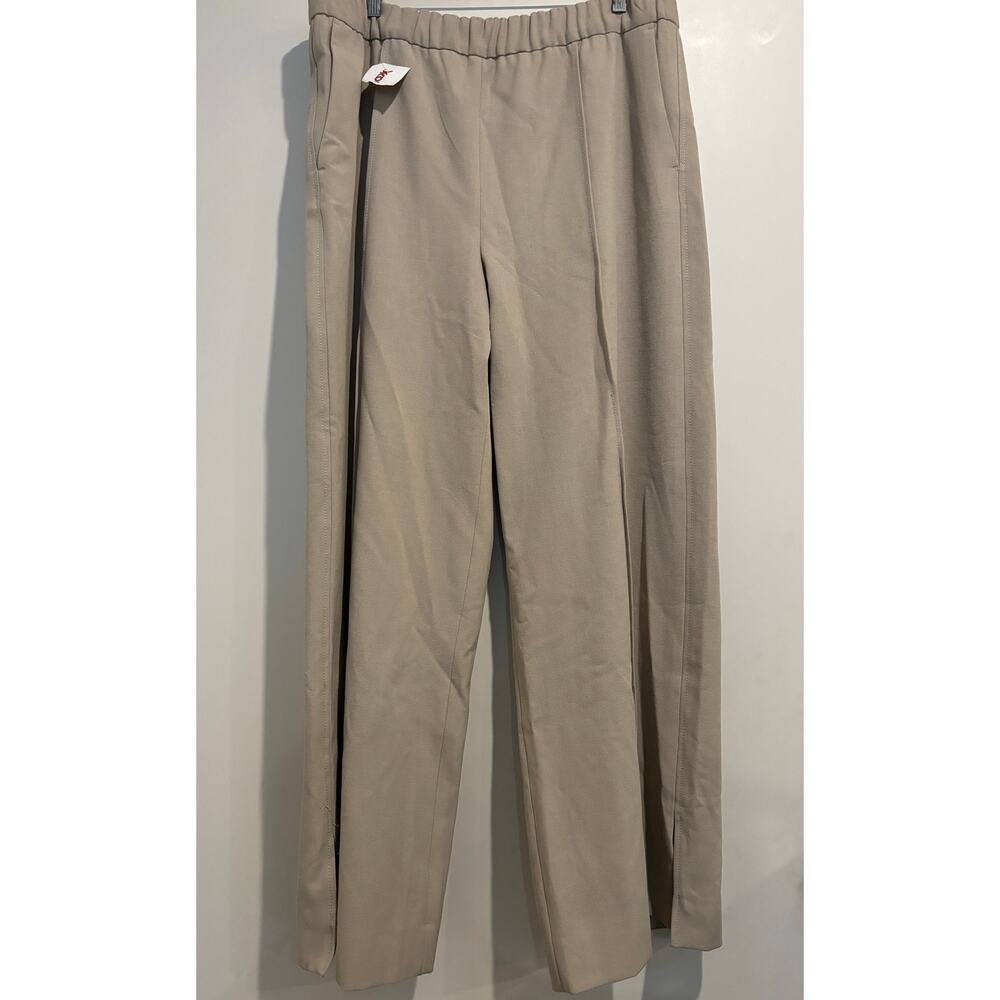 Zara Wide Leg Pants Trousers Womens Size XXL Plus Size Pull On Elastic Waist